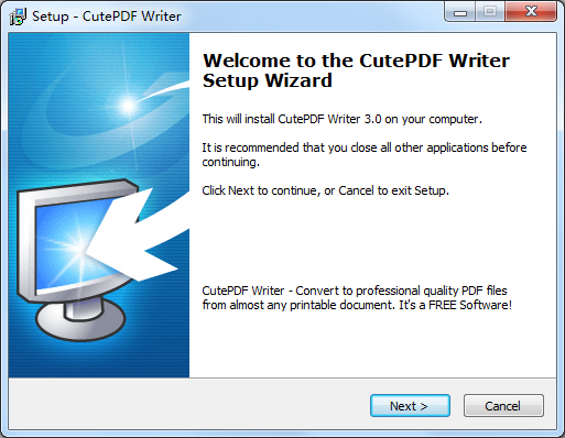 CutePDF Writer(pdfӡ) V3.0.1.0