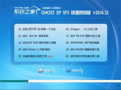 系统之家 Ghost XP SP3 快速装机版 2014年12月版